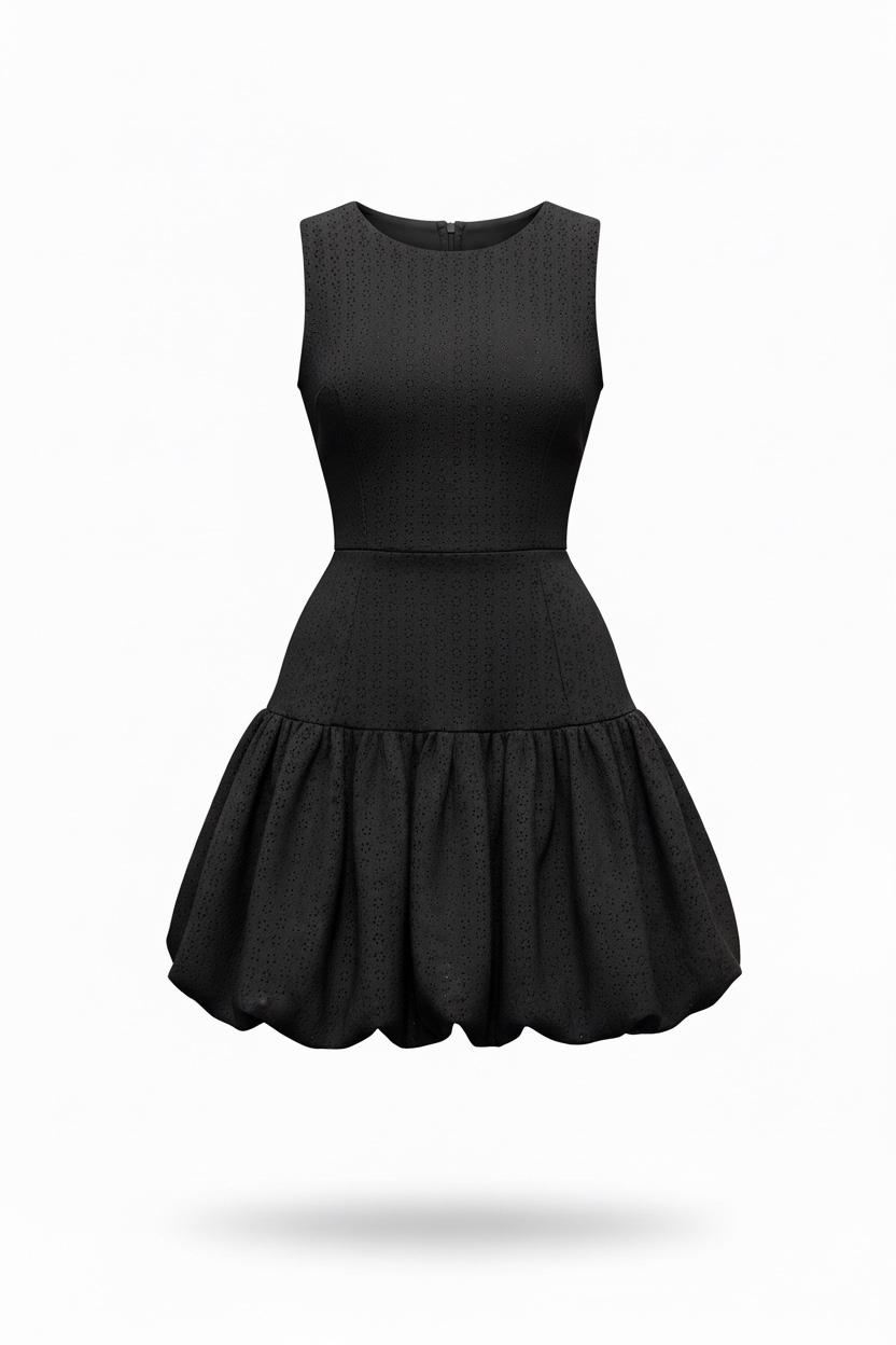 Athleisure Drop Waist Bubble Dress