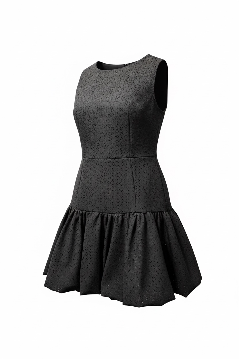 Athleisure Drop Waist Bubble Dress