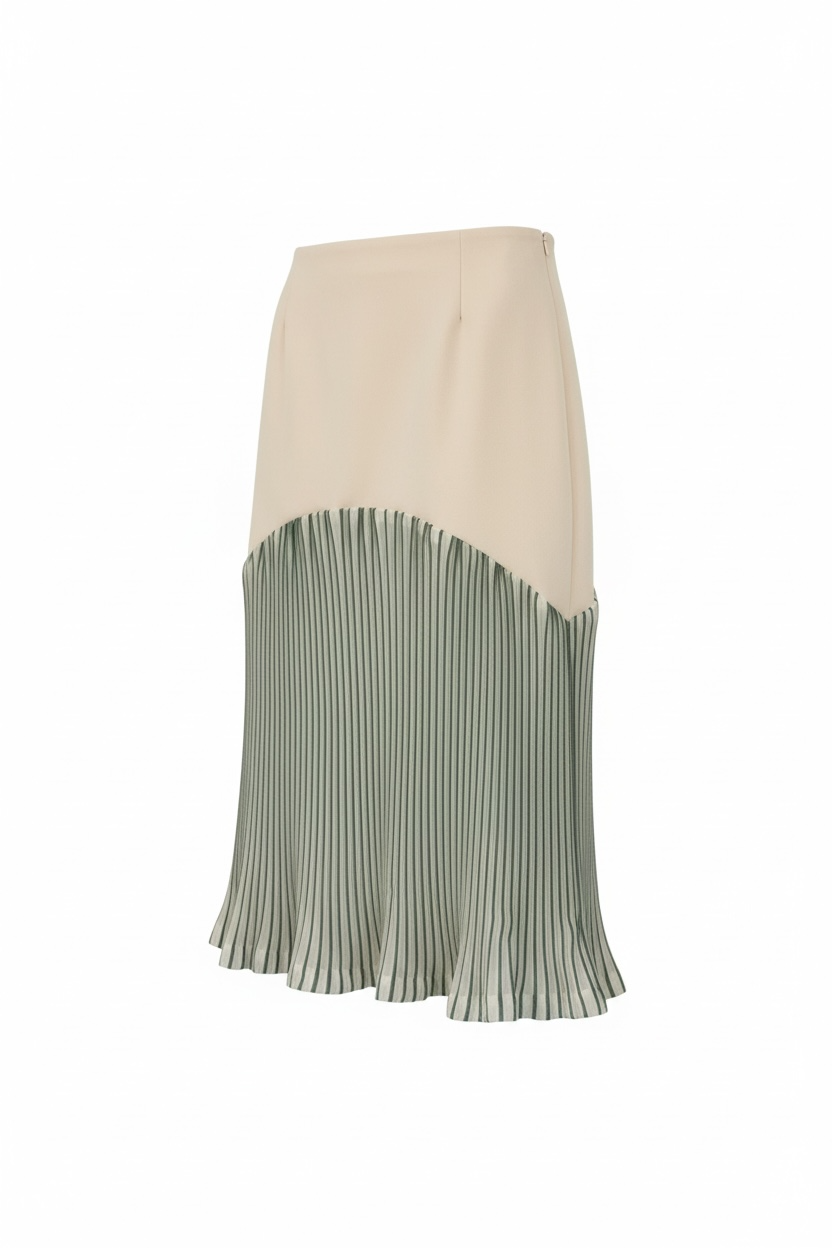 Contour Pleated Skirt