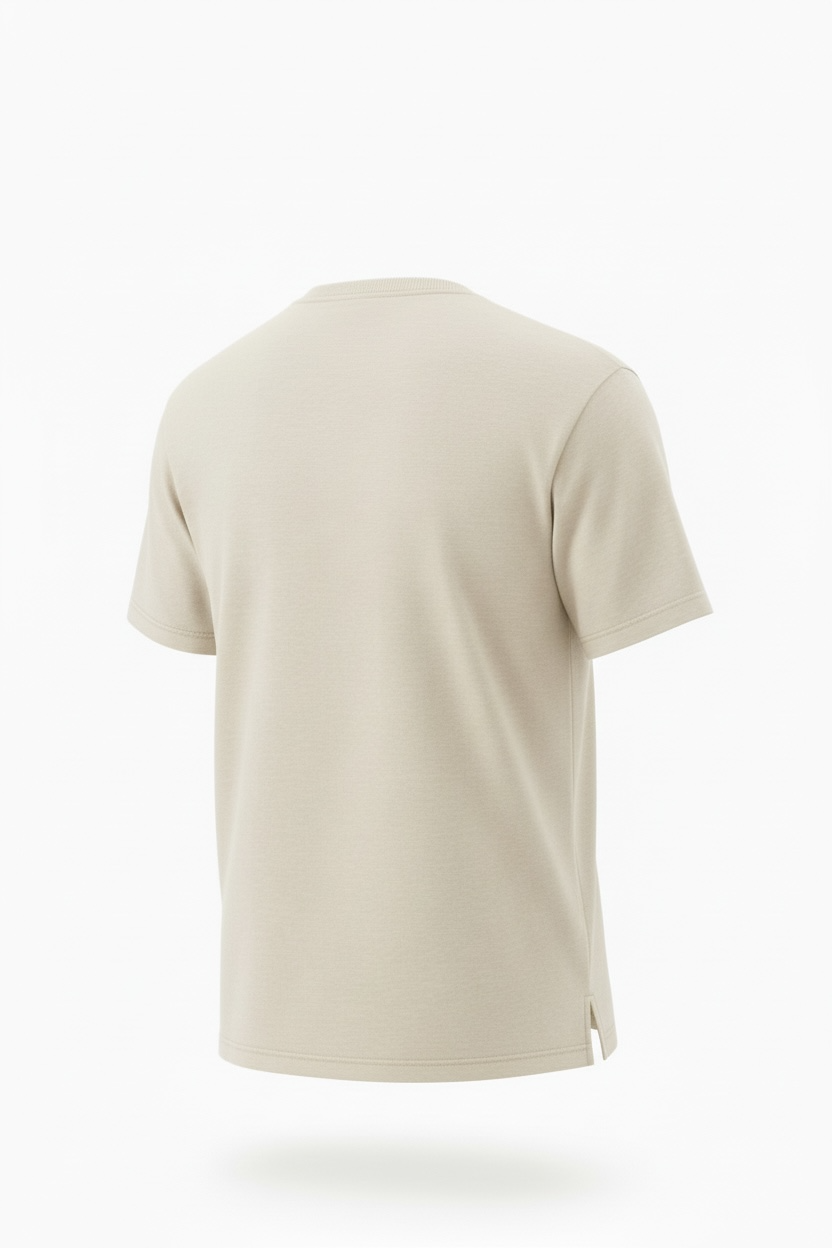 Interlock Unisex Boxy T-Shirt w/ Slit