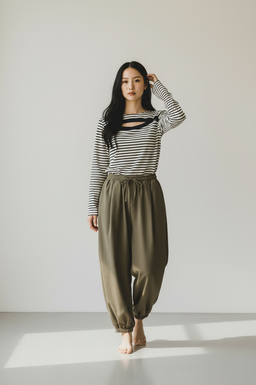 Oversized Balloon Trousers