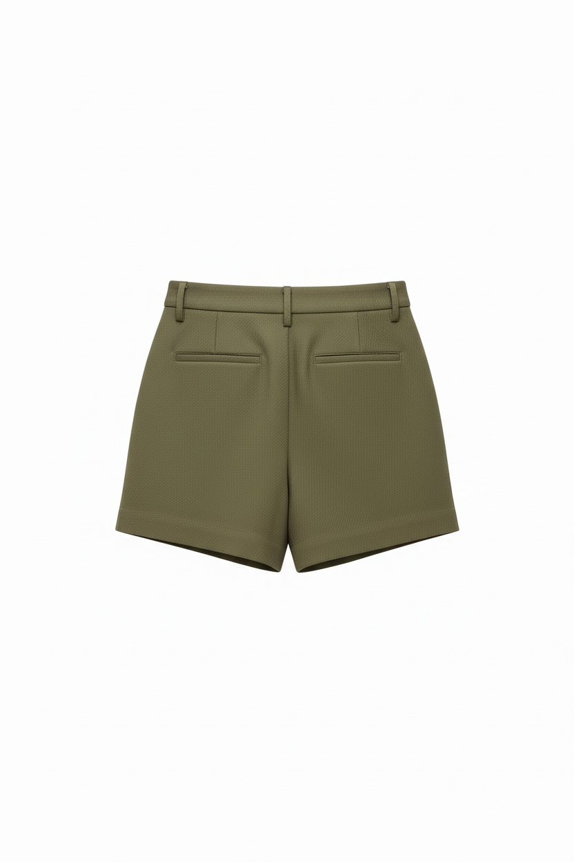 Box Pleated Shorts