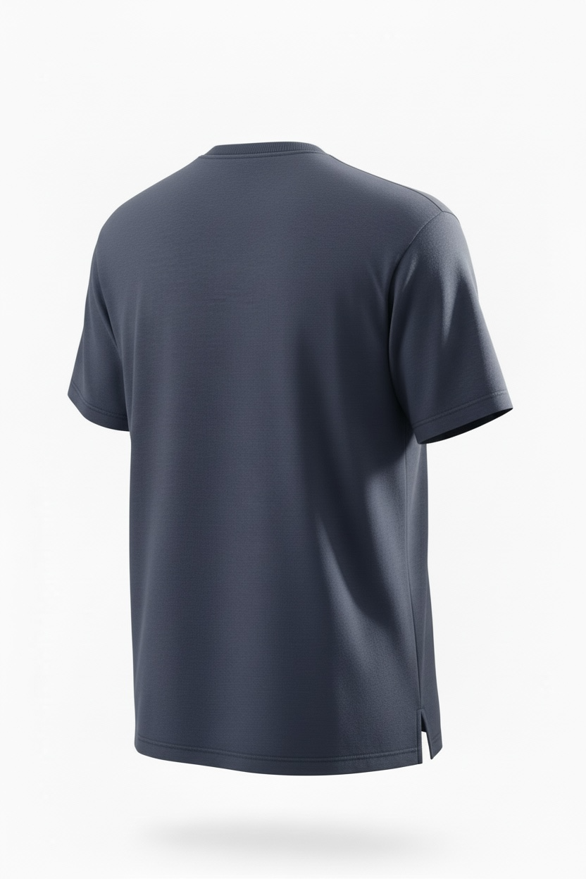 Interlock Unisex Boxy T-Shirt w/ Slit