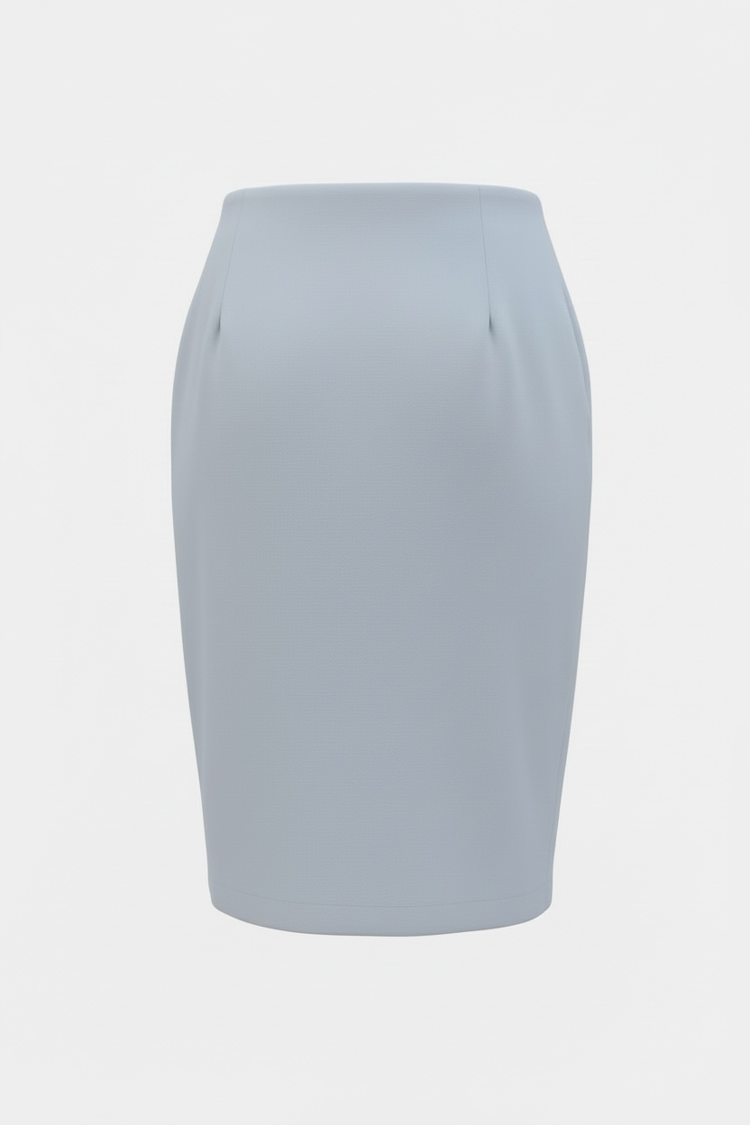 Pencil Skirt w/ Side Buttons/Strings
