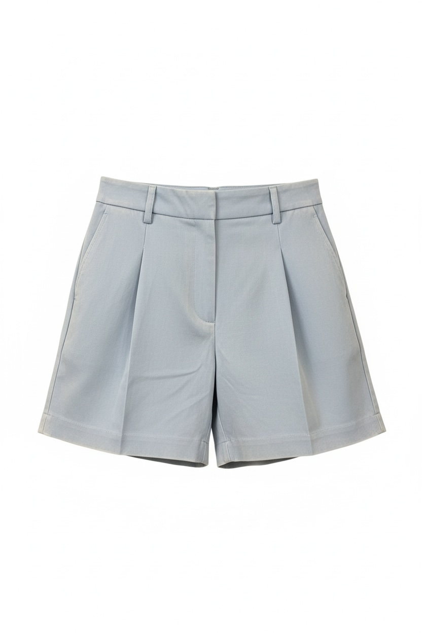 Box Pleated Shorts