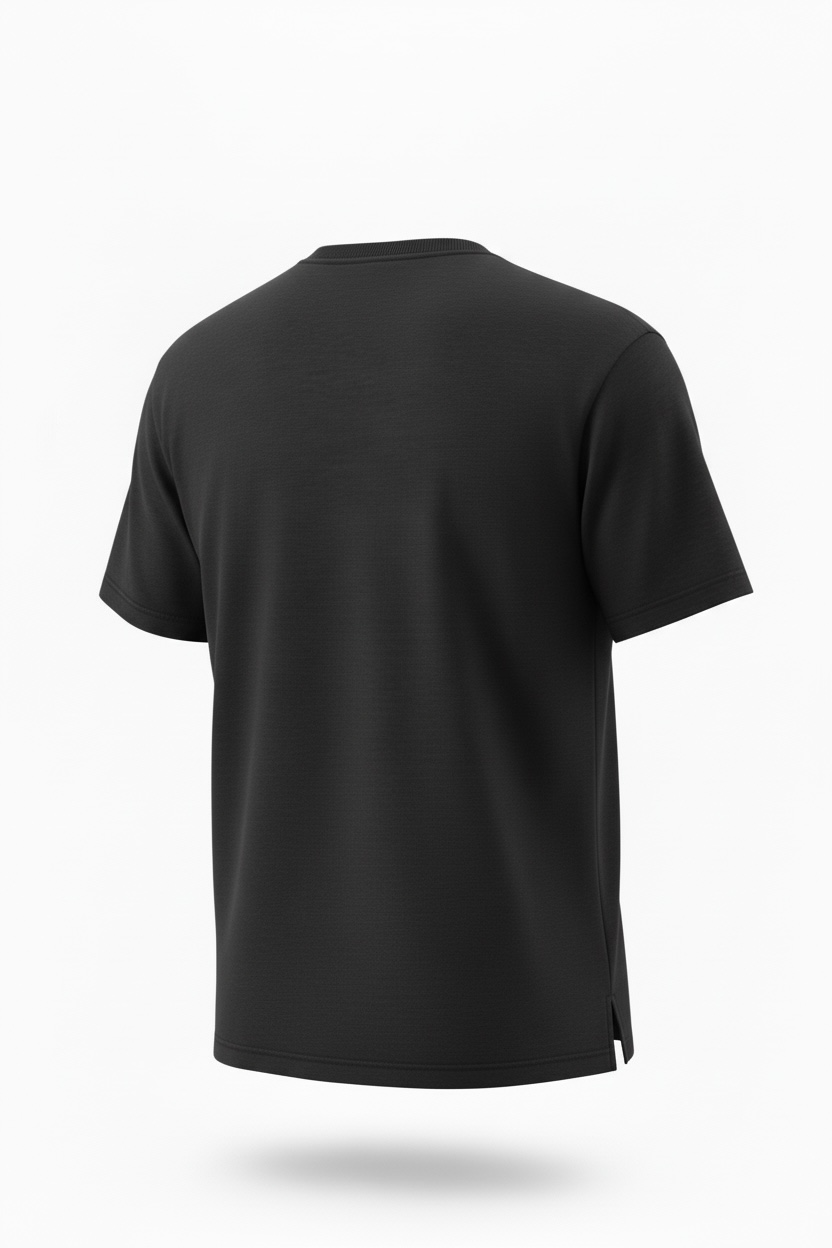Interlock Unisex Boxy T-Shirt w/ Slit