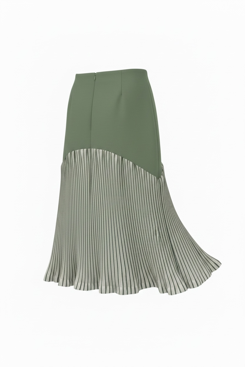 Contour Pleated Skirt